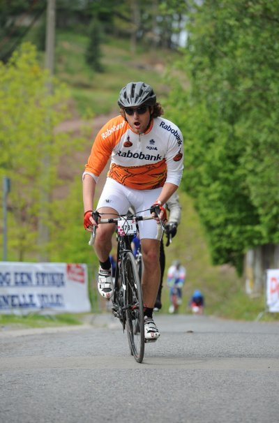 Luuk Glansdorp op twee wielen